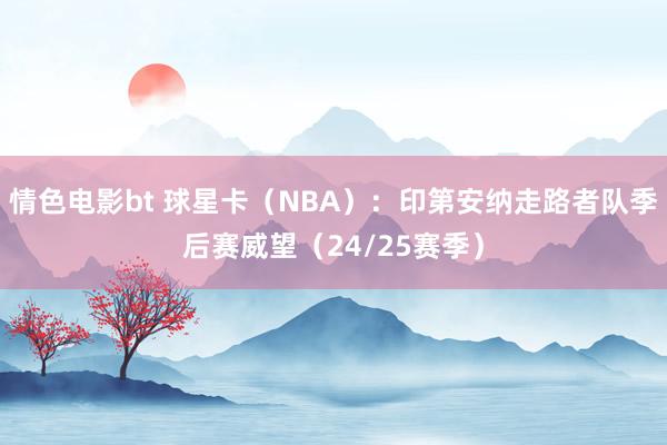情色电影bt 球星卡（NBA）：印第安纳走路者队季后赛威望（24/25赛季）
